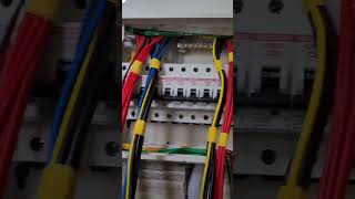 Electrical DB dressing MCB box mein MCB connection [upl. by Kenzie973]