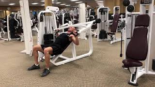 Precor Incline Chest Press [upl. by Nylteak114]