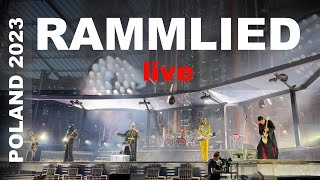 Rammstein  Rammlied 4K Live from Stadion Śląski Chorzów Poland 2023 [upl. by Llebiram]