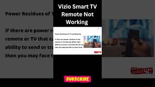 Vizio Smart TV Remote Not Working shorts shortsvideo [upl. by Pacien]