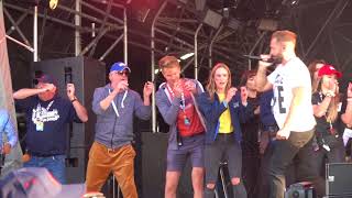 Alfie Boe amp Michael Ball  Wham medley  Carfest South 250818 HD [upl. by Aloysia]