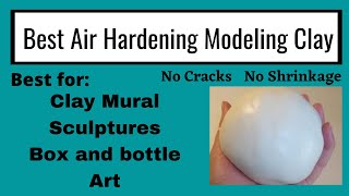 Best Homemade Air Hardening Modeling Clay Sculpture Clay Mural Clay Something Artistic [upl. by Neyugn]