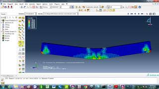 reinforced concrete beams with prestressed in abaqus [upl. by Marguerita]