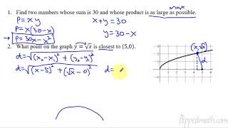 Calculus ABBC – 510 Introduction to Optimization Problems [upl. by Ailehs12]