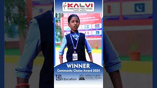 Harini Mithra  T4 Education  World Best School Winner  Kalvi International Public School Madurai [upl. by Swisher999]