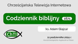 Codziennik biblijny Słowo na dzień 11 października 2024 r [upl. by Moishe817]