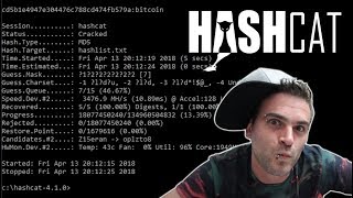 First time using Hashcat [upl. by Dunlavy]