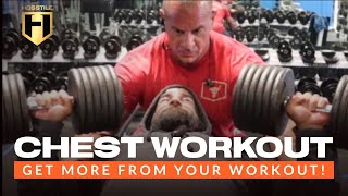 CHEST WORKOUT  Techniques to get more from your workouts  Fouad Abiad [upl. by Eserrehs926]