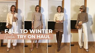 Timeless and Chic Winter Outfits  Goelia Try On Haul [upl. by Durand411]