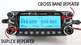 Zastone D9000 How To Set Up Duplex Repeater amp Cross Band Repeaters  Part 2 [upl. by Clari]