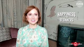 INTERVIEW  Ellie Kemper Happiness For Beginners [upl. by Aronos973]