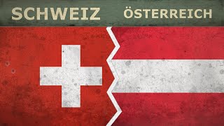 SCHWEIZ vs ÖSTERREICH  Militär  Weltweiter Vergleich  2018 [upl. by Gersham273]