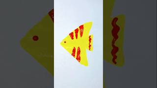 Easy fish acrylic painting for kids art मछलीजलकीरानीहै drawing [upl. by Sandry]