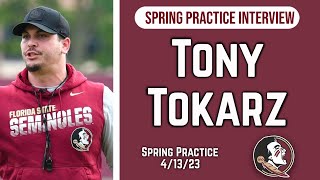 FSU Football  QB Coach Tokarz breaks down play of all four Seminole QBs this spring  Warchant FSU [upl. by Soph]