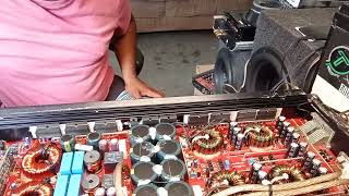 CRESCENDO BC 3500D AMPLIFIER OUTPUT AUDIO ISSUES Part 2 Bench Test [upl. by Hayidah]