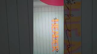 Header ideasPART1NDHb diy notebookideas [upl. by Rosemonde662]