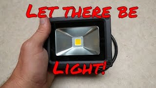 10W Outdoor LED Waterproof IP65 800lm 3000K Flood Lights Warm White [upl. by Ateuqram]