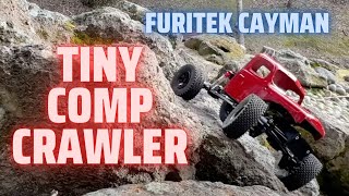 Furitek Cayman 124 LCG Comp mini crawler review and test run [upl. by Slaughter]