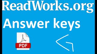 How to get ReadWorks Answer Keys for School [upl. by Jamnis761]