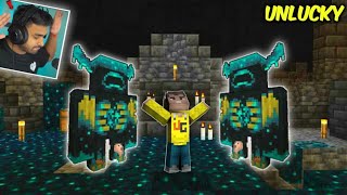 best unlucky moments in Minecraft 🔴 techno gamerz bbs live Insaan gamerfleet yessmartypie [upl. by Nosylla]