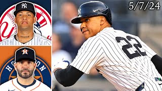 New York Yankees vs Houston Astros  Game Highlights  5724 [upl. by Adelpho902]