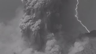 Volcanic Lightning at Sakurajima volcano Japan [upl. by Ahsinan971]