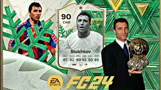 THE BULGARIAN DAGGER🇧🇬🗡  90 RATED WINTER WILDCARD ICON HRISTO STOICHKOV PLAYER REVIEW  EAFC 24 [upl. by Dorothy]