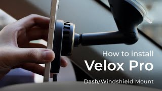 Velox Pro  How to Install Your Velox Pro Dash amp Windshield Mount [upl. by Lamprey666]