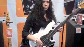 Ryan Madora  Aguilar Booth NAMM 2011 [upl. by Dahle]