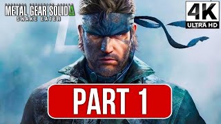 Metal Gear Solid Delta Snake Eater Gameplay Walkthrough Part 1 4K 60FPS No Commentary [upl. by Ailaza155]