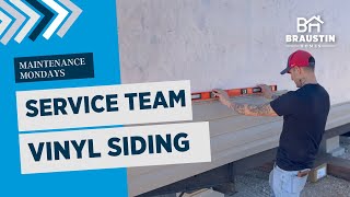 Maintenance Monday How to Put Up Vinyl Siding on a Double Wide Manufactured Home [upl. by Eznyl]