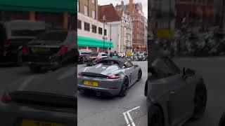 Porsche 718 Spyder RS in London [upl. by Nylrac]