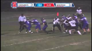 Manteno HS 10 Ethan Kaufman 9yd run TD [upl. by Ailito]