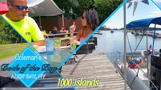 1000 Islands Colemans Dock of the Bay in Alexandria Bay ABay [upl. by Nayar]