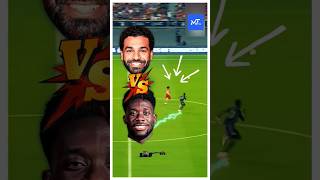 Salah Vs Davis in a speed race 🚩🔥 shrots football mtplus skills shortsfootball [upl. by Vijar]