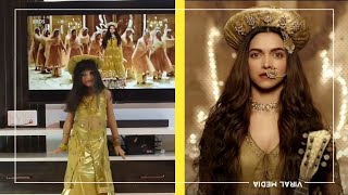 Little Girl Dances To Bajirao Mastani Song Deewani Mastani  Her moves🔥 VIRAL MEDIA [upl. by Nayrda]