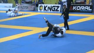 Abdouraguimov Abdoul fight 1 european ibjjf 2016 [upl. by Eilsel]