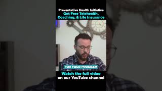 Get Free Telehealth Coaching amp Life Insurance  Preventative Health Initiative shorts [upl. by Punak]