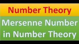 Mersenne Number in Number Theory in HindiUrdu [upl. by Lectra]