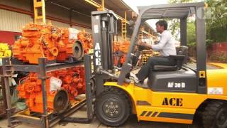 ACE Forklift Truck  Warehousing Equipment  Diesel Forklift  LPG Electric Forklift Trucks  ACE [upl. by Gerg]