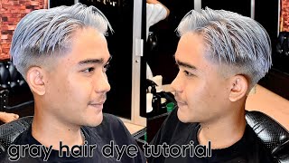 gray hair dye tutorial [upl. by Stanford]