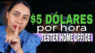 📌R25 POR HORA DE TRABALHO HOME OFFICE COMO TESTER [upl. by Mindi]