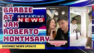 BARBIE FORTEZA AND JAK ROBERTO MONTHSARY MESSAGE [upl. by Silas208]