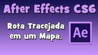 Adobe After Effects  Como Criar uma Rota Tracejada em um Mapa HD [upl. by Engleman]