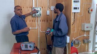 How to do a Insulation Resistance Test on a Single Phase Installation [upl. by Alorac]