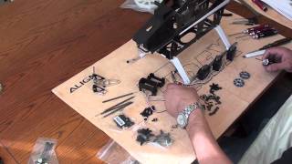 TREX 700E V2 FRAME ASSEMBLY PART 2 [upl. by Colb]