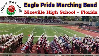 2024 Rose Parade Bandfest  Eagle Pride Marching Band Niceville High School  Florida [upl. by Mady301]