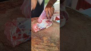 FULL RAAN PIECE CUTTING SKILLS karimnagar kiranmeatcutting [upl. by Llemij526]