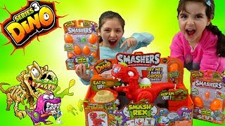 New Zuru Smashosaur series 3 Dino Smashers unboxing Ultra Rare found toy review blind box opening [upl. by Rramo23]