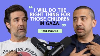 “I will do the right thing for those children in Gaza”  Rob Delaney on Gaza Biden and Deadpool [upl. by Gorrono]